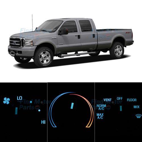 Led package ac heater bright white bulb for 2005-2006 ford f-350 super duty