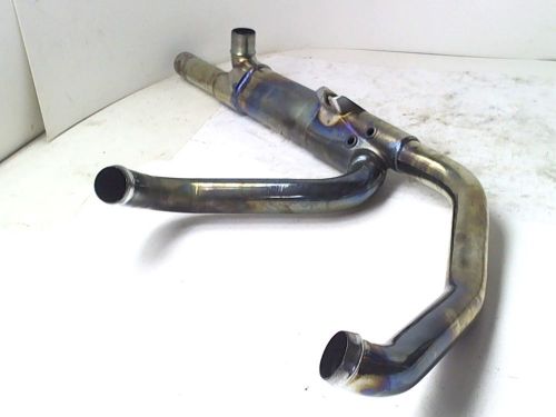 Harley-davidson exhaust header pipe chrome stock 2011-2014 flhx flhtc flhr flhrc