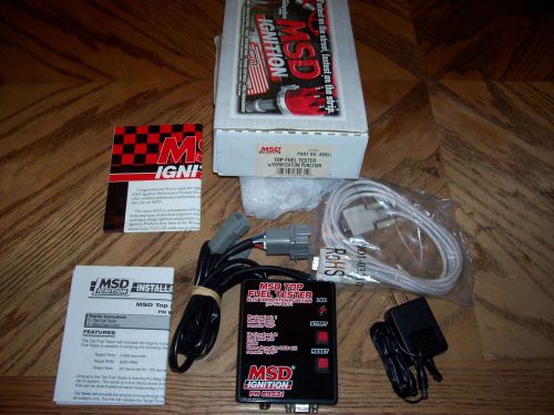 Discontinued msd 89931 top fuel tester w/verification