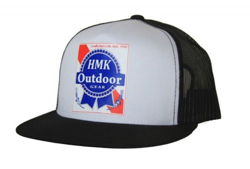 Hmk snowmobile gear blue ribbon snapback hat black - hm5pbrb