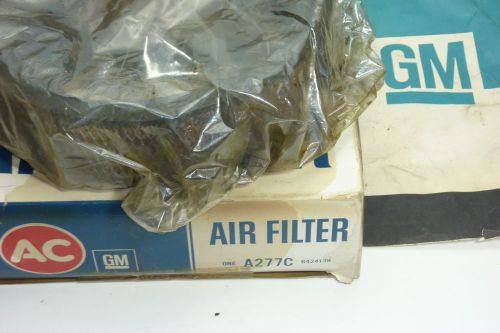 Nos pontiac cadillac air filter original genuine gm 1964 1969 square gto 442 f85