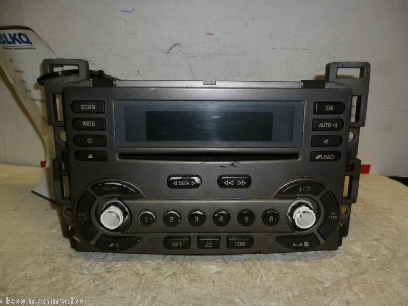 06-07 pontiac g6 radio 6 disc cd changer 15868183 * cp