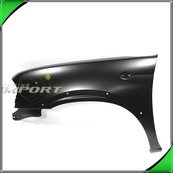 2001-2004 nissan frontier left front fender primed black steel replacement lh