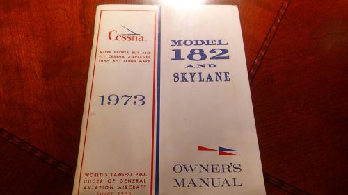 1973 cessna model 182 owner&#039;s manual