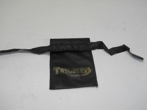 Triumph accessory bag small vintage 6 inches by 7 inches with tie