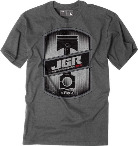 Factory effex-apparel 18-87824 jgrmx piston t-shirt lg charcoal