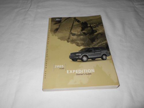 2005 ford expedition owner&#039;s manual. / good used condition  /  free s/h