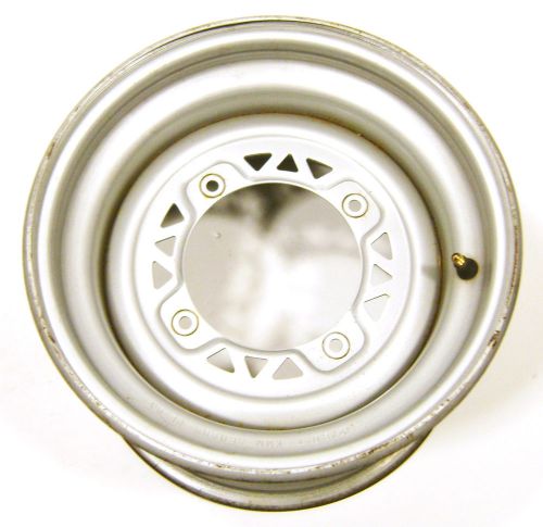 Polaris oem kmm 12x8.0at pl-63 silver rear wheel razor rzr ranger