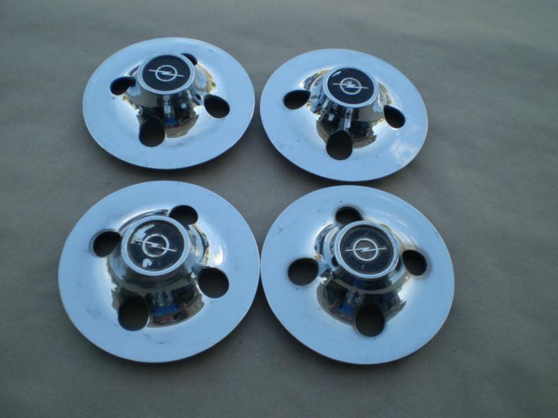 Opel gt set of 4 chrome wheel centers