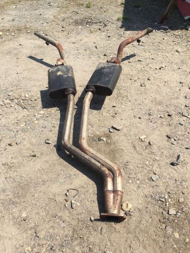 1978-1987 grand national t-type gnx hooker catback dual muffler exhaust 2.5 pipe