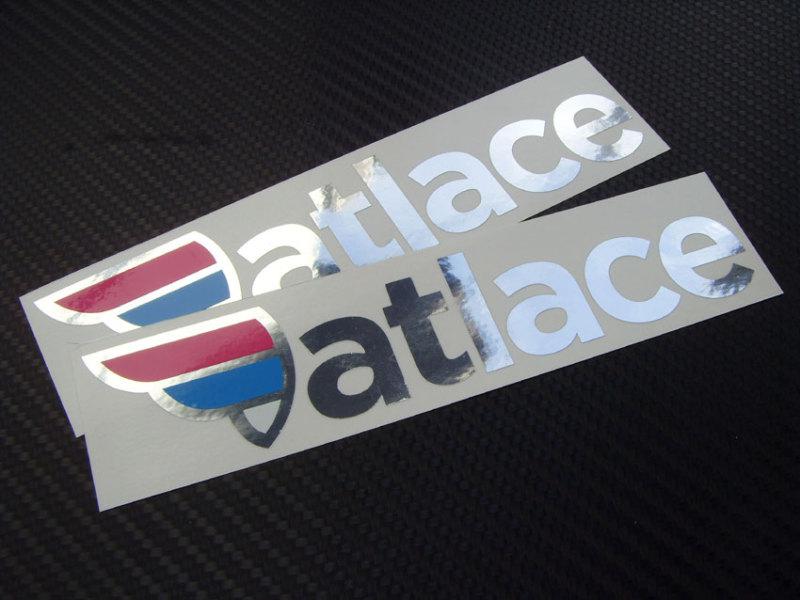 2 fatlace wing stickers decals  illest  canibeat  width 7 inch chrome* yuzz