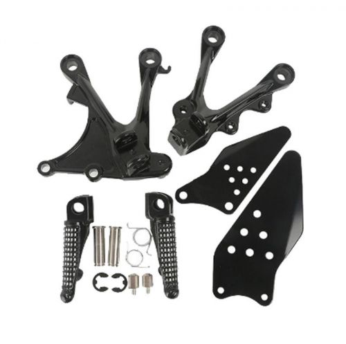 Front footrest foot pegs new durable set for kawasaki ninja zx6r 2005-2008 06 07