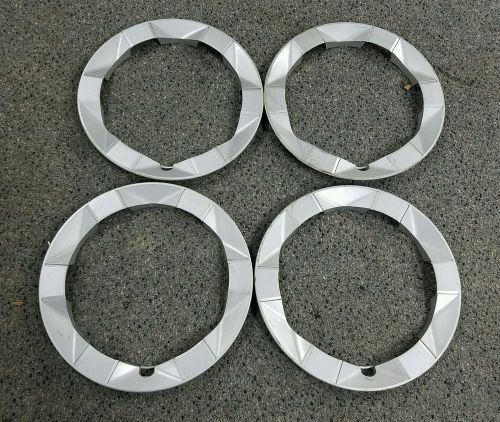 Set of 4 oem 2004-09 toyota prius 15&#034; alloy wheel trim rings p/n 42602-47030