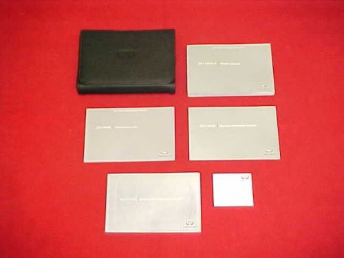 2012 infiniti m original owners manual service guide kit 12 + case navigation