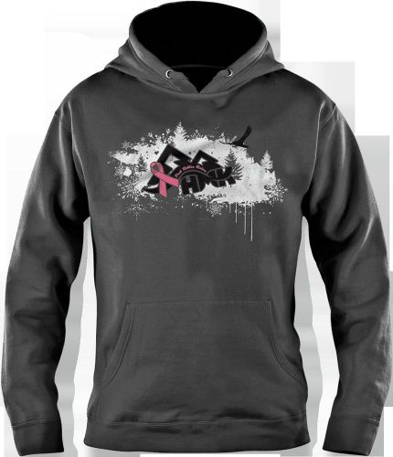 Hmk women&#039;s snowbird hoodie sweatshirt md charcoal hm2hdysnowcm