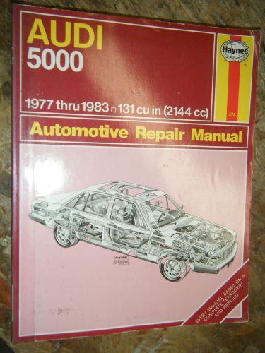 1977-1983 audi 5000 haynes repair manual workshop 78 79 80 81 82