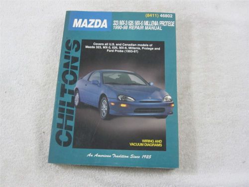 Chilton&#039;s mazda 1990-98 repair manual 323 mx-3 626 mx-6 millenia protege 46802