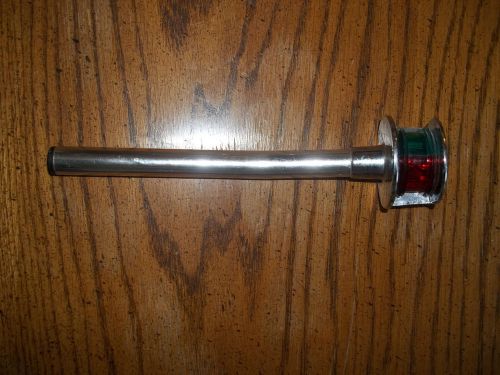 Vintage nos a-16-81 red &amp; green clearance marker boat light