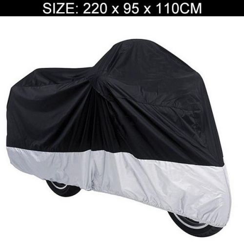 190t polyester universal dustproof waterproof motorcycle cover uv protector