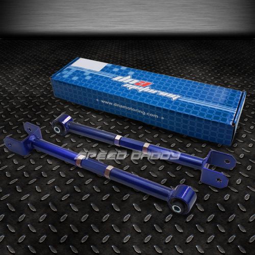 Adjustable powder-coated rear suspension camber kit for 08-15 accord/tl/tsx blue