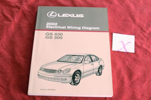 2002 lexus gs 430 gs 300 electrical wiring diagram oem manual gs430 gs300 lexus