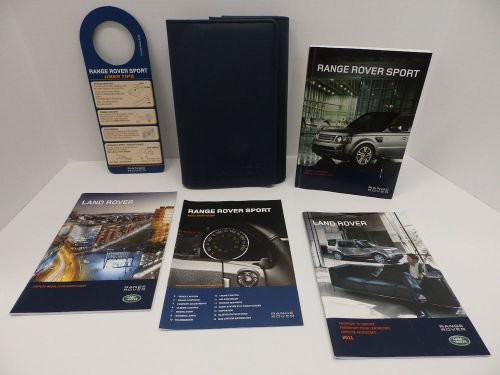 Lrl 18 02 54 113 oem 2011 range rover sport owner&#039;s manual packet complete