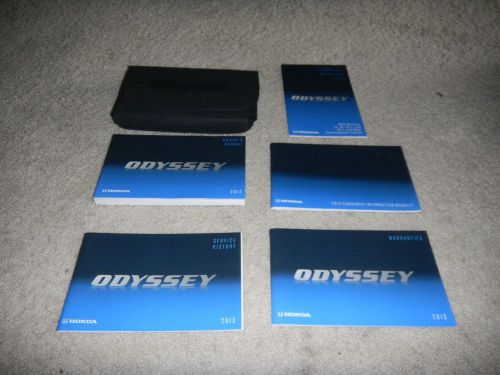 2013 honda odyssey owners maunal set + free shipping