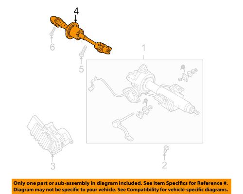 Gm oem steering column-intermediate shaft 20821325