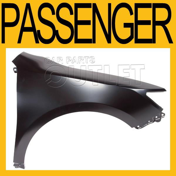 2012 toyota camry passenger fender primed steel wo repeater s.lamp hole right rh