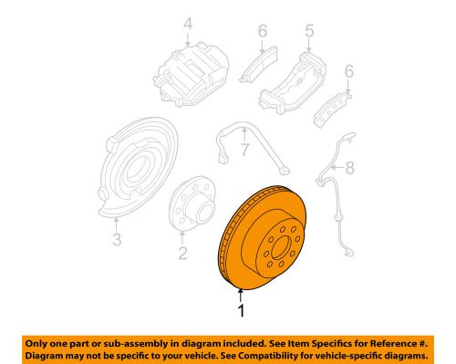 Gm oem rear brake-rotor 22968231