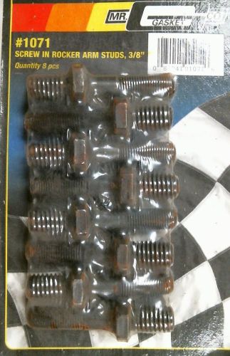 Mr gasket 1071 sbc bbc screw-in rocker arm studs  7/16&#034;-14 b x 7/16&#034;-20 t, 8 pk