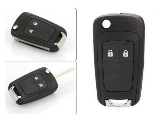 Replacement shell folding remote key case 2btn for opel vauxhall insignia astra