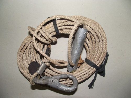 Original w.w.2 rope for radio antenna for vehicle willys mb - ford gpw - ecc.