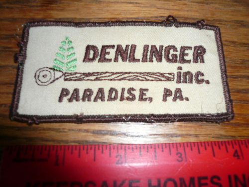 Denlinger inc paradise pa patch - vintage