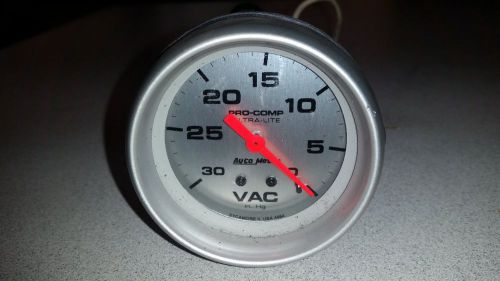 Auto meter ultra lite analog gauge 4484