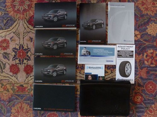 2013 acura rdx owner&#039;s manuals