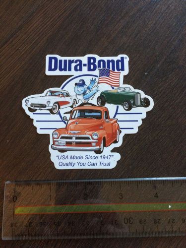 Dura bond muscle car sticker