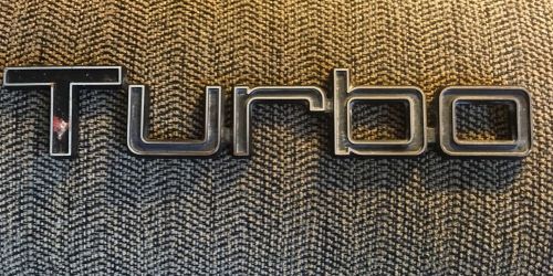 Volvo 240 turbo trunk / tailgate badge / emblem 1981-1985 original equipment