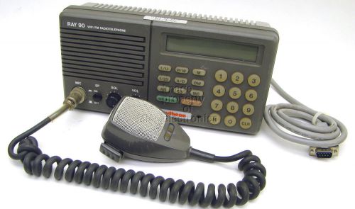 Raytheon ray 90 marine vhf/fm radio telephone radiotelephone works great.