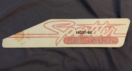 Oem harley davidson sportster fuel tank decal 1200 883  right side only 14237-90