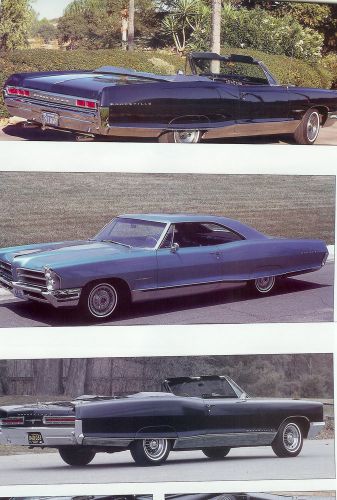 1965 - 1966 pontiac bonneville catalina grand prix 12 pg color article