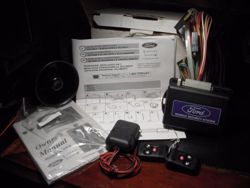 Ford nos oem system 6 remote alarm/security system f7az-19a361-aa