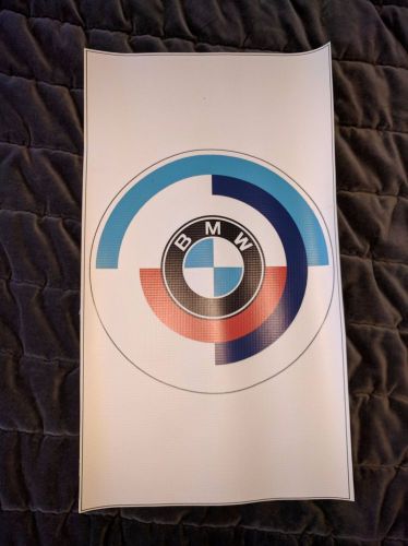 Bmw motorsport banner 10&#034;3/8 x 18&#034;