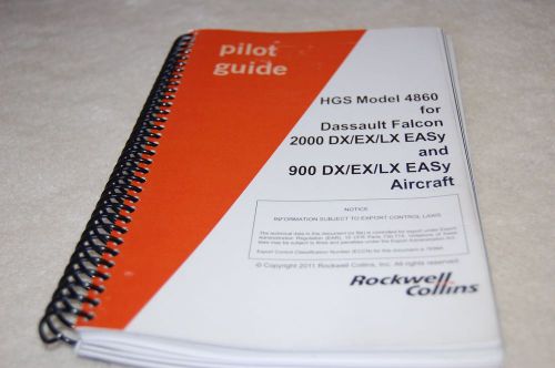 Pilot guide hgs model 4860 dassault falcon 2000 dx/ex/lx easy 900 dx/ex/lx easy