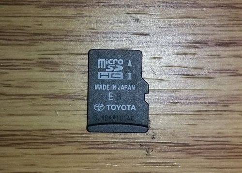 2014 2015 genuine toyota 4runner rav4 limited xle navigation micro sd card map