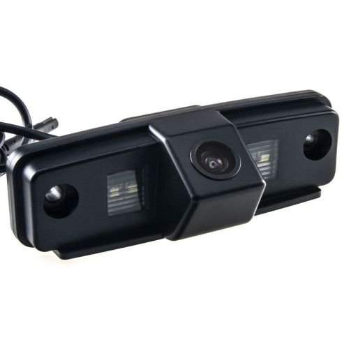 170 ° hd rear view camera in license plate light + distance lines for subaru for