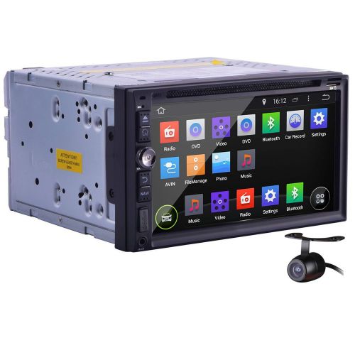 Android 4.4 os car stereo gps cd dvd player 3g wifi radio ipod bluetooth+camera