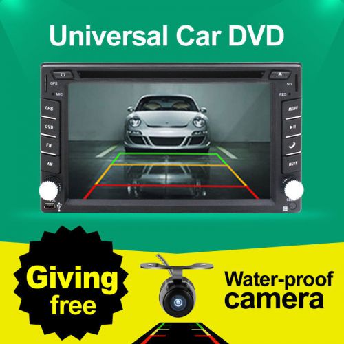 Double 2din in dash gps navi car dvd player bluetooth auto stereo radio ipod+cam