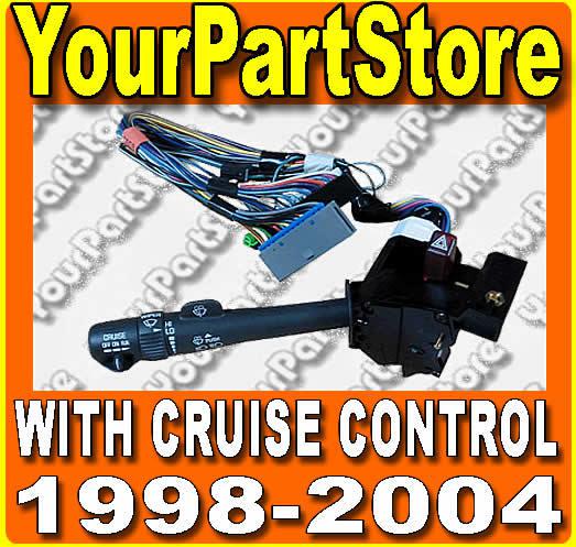 98-04 chevy s10 gmc sonoma multifunction turn signal switch cruise lever