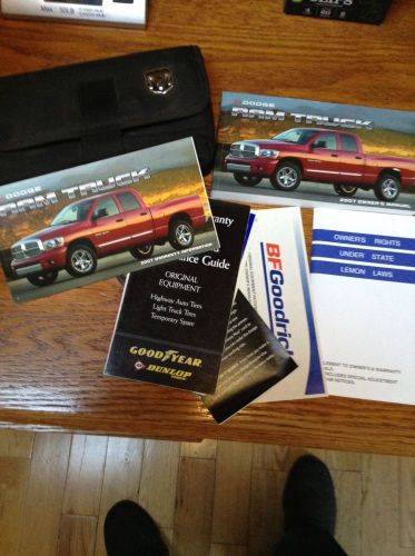 2007 dodge ram truck owners manual and warranty information